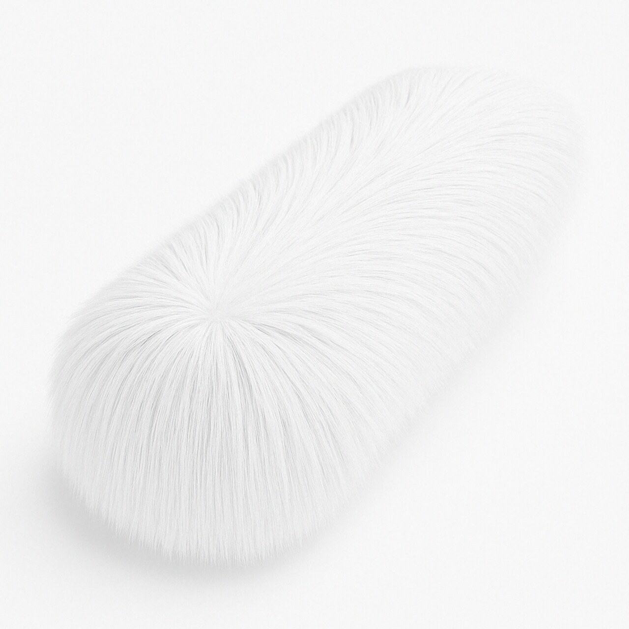 FabricLA Faux Fur Table Runner – Fluffy Snow Christmas Table Runner | Various Colors